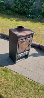 Houtkachel  8-9 kW, voor overkapping / serre / tuinkamer, Ophalen, Gebruikt, Houtkachel, Vrijstaand