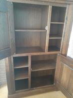mooie eiken servies kast., Ophalen, Zo goed als nieuw, 25 tot 50 cm, 150 tot 200 cm