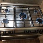 Gasfornuis met oven - 5 pits, Witgoed en Apparatuur, Fornuizen, Ophalen, 60 cm of meer, Zo goed als nieuw, Gas