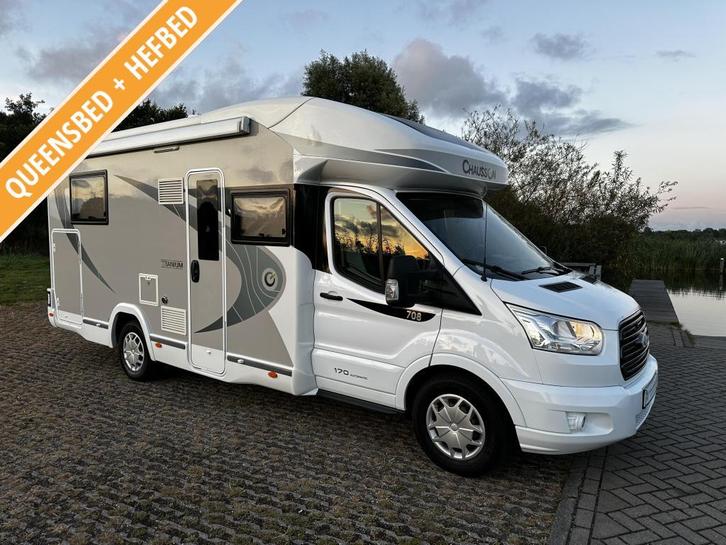 Chausson Titanium 708 170 PK automaat, Caravans en Kamperen, Campers, Bedrijf, tot en met 4, Half-integraal, Chausson, Diesel