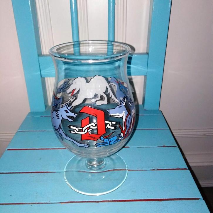 Duvel bierglazen Collection 2024 Iwan Smit set van 2 stuks, Verzamelen, Biermerken, Zo goed als nieuw, Glas of Glazen, Duvel, Ophalen