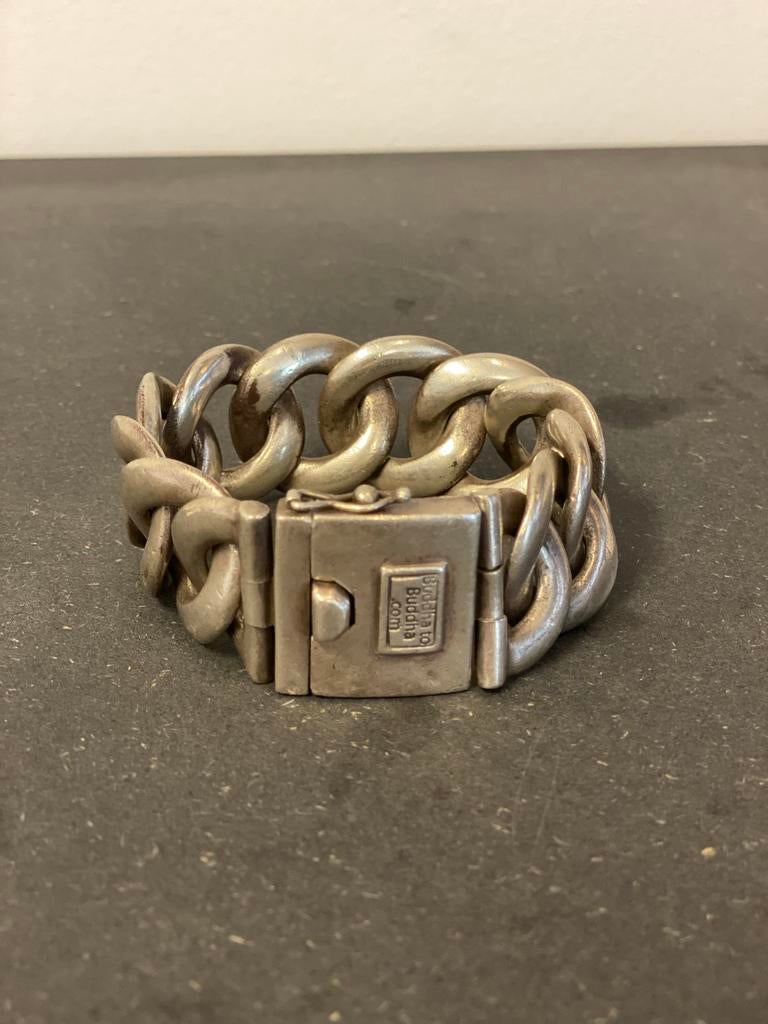 Buddha to Buddha Chris XL Armband - Zilver, Sieraden, Tassen en Uiterlijk, Armbanden, Ophalen of Verzenden, Zo goed als nieuw
