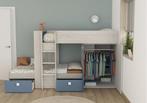 Maxim Multifunctioneel Stapelbed - 90x190 - Blauw