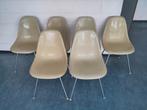 6x Herman Miller eetkamerstoel DSX stoel Eames, Ophalen, Overige kleuren, ., Mid century modern jaren 50 60