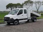 MERCEDES-BENZ SPRINTER 514 dub.cab kipper kist!, Gebruikt, Euro 6, 143 pk, Wit