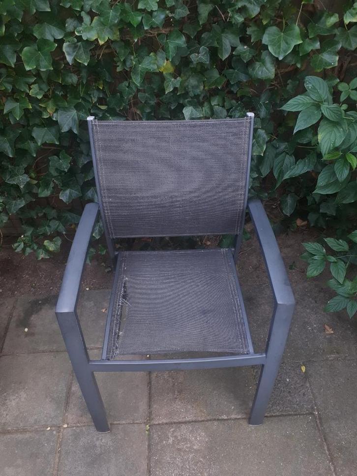 Gratis,  wie kan de zitting maken??, Tuin en Terras, Tuinstoelen, Gebruikt, Ophalen