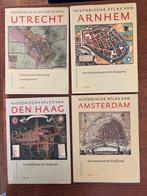 Historische atlassen van verschillende steden, Boeken, Overige atlassen, Diverse auteurs, Ophalen of Verzenden, Zo goed als nieuw