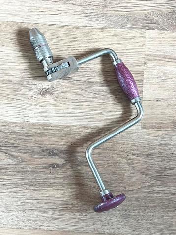 Vintage Ratelaar Handboor. Prima werken beschikbaar voor biedingen