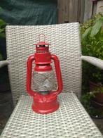 vintage Franse olielamp rood, Antiek en Kunst, Ophalen