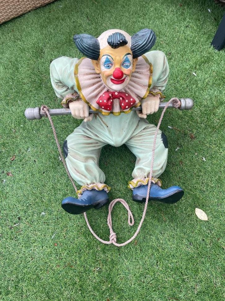 JUN ASILO. CLOWNFIGUREN HANDGEMAAKT IN 1996 GESIGNEERD, Antiek en Kunst, Kunst | Beelden en Houtsnijwerken, Ophalen of Verzenden