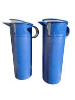 Tupperware 2 x sapkan met kanteldeksel  1 liter, Huis en Inrichting, Keuken | Tupperware, Ophalen of Verzenden, Nieuw, Blauw, Bak of Kom