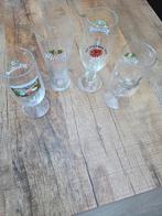 Set van 4 diverse Grolsch bierglazen, Ophalen of Verzenden, Gebruikt, Bierglas