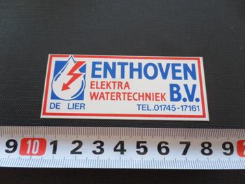 sticker de lier enthoven bv elektra watertechniek beschikbaar voor biedingen