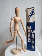 Houten Ledenpop Manikin 30 cm hout Mannequin, Ophalen of Verzenden