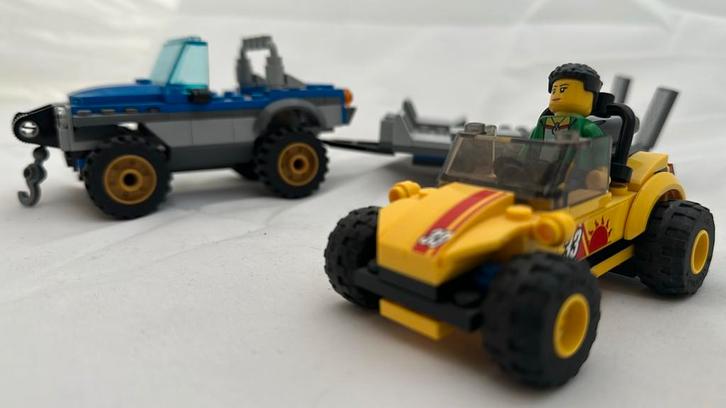 LEGO 60082 City Dune Buggy Trailer – 1 figuurtje mist, Kinderen en Baby's, Speelgoed | Duplo en Lego, Zo goed als nieuw, Lego