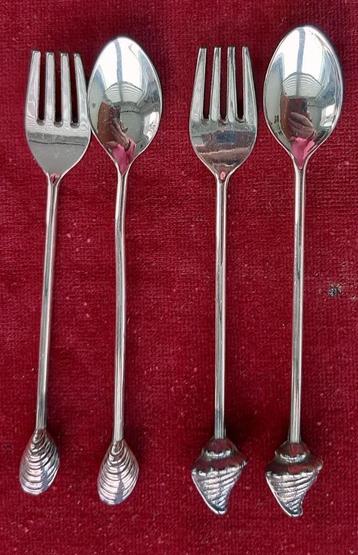 24 THEELEPELS VERZILVERD EN 7 LANDEN  THEELEPELS VERZILVERD beschikbaar voor biedingen