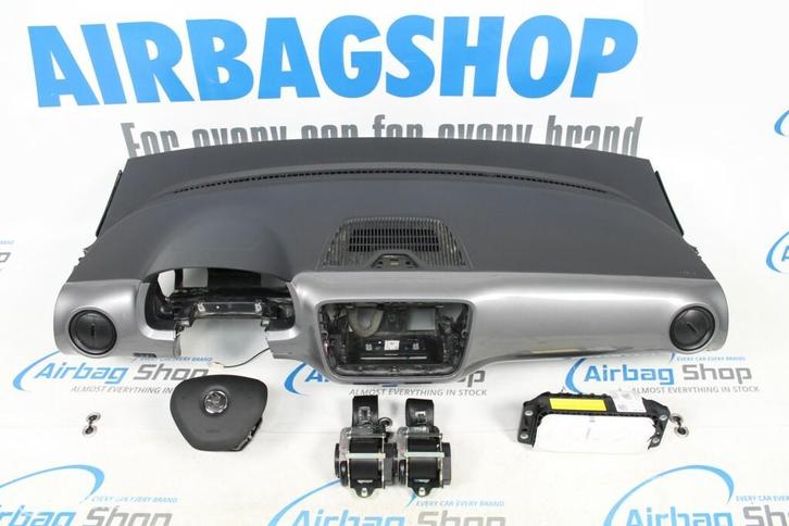 Airbag set - Dashboard zwart/grijs Skoda Citigo (2012-heden), Auto-onderdelen, Dashboard en Schakelaars, Gebruikt, Ophalen of Verzenden