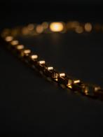 Gouden Vierkante link Ketting - Cernucci, Ophalen of Verzenden, Zo goed als nieuw, Goud, Overige materialen