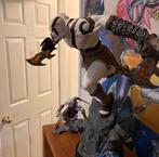 Kratos ‘Lunging’ - Gaming Heads 1/4, God of War, Sideshow, Ophalen of Verzenden, Zo goed als nieuw