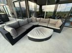 Tuin set | lounge set | zwart | incl kussens, Ophalen, Kunststof, Gebruikt, Bank