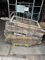 Oud Eikenhout Partij met Traptreden, Doe-het-zelf en Verbouw, Hout en Planken, Ophalen, Gebruikt, 25 tot 50 mm, Eiken
