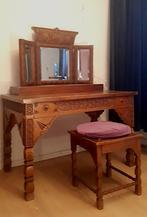 Antieke Toilettafel, Pools houtsnijwerk, Ophalen of Verzenden