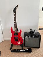 Elektrische gitaar 3/4 Jackson met versterker, Muziek en Instrumenten, Gebruikt, Met versterker, Solid body, Ophalen