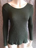 Asos donker groene top maat 34 (2b30), Tweedehands verkoop, Tweedehands verkoop, Ophalen of Verzenden, Zonder mouw