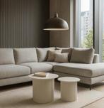 Bijzettafel, Huis en Inrichting, Tafels | Bijzettafels, 45 tot 60 cm, Japandi, Minder dan 55 cm, Rond