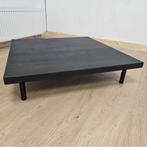 Zwart eiken tafelblad vierkant, Huis en Inrichting, Tafels | Eettafels, Ophalen, 50 tot 100 cm, Vierkant, Nieuw