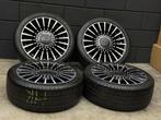 Originele 16 inch Fiat 500 Diamond 4x98 ET35 Goodyear 195/45, Ophalen, 16 inch, Banden en Velgen, 195 mm
