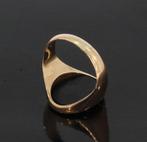 Onyx zegelring vintage 14 karaats gouden ring dames heren, Sieraden, Tassen en Uiterlijk, Antieke sieraden, Ophalen of Verzenden