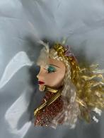 Vintage broche jaren 80 flapper girl, Ophalen of Verzenden, Zo goed als nieuw, Overige materialen