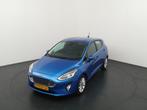 Ford Fiesta 100PK EcoBoost Titanium AUTOMAAT I Trekhaak I pa, Gebruikt, Blauw, 620 kg, Origineel Nederlands