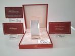 Dupont Aansteker L1 Diamant Model Zilver Kleur Full Set ZGAN, Ophalen of Verzenden, Zo goed als nieuw, Aansteker