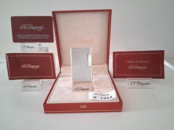 Dupont Aansteker L1 Diamant Model Zilver Kleur Full Set ZGAN beschikbaar voor biedingen
