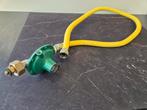 Gasdrukregelaar met slang, Ophalen of Verzenden, Gebruikt, Onbekend