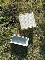 10 stuks glasblokken, 9 rechthoekig 19x19 en 1x 23,5x11,5, Ophalen, Gebruikt, Minder dan 80 cm, Minder dan 80 cm