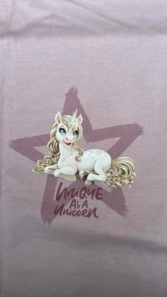 I an a unicorn french terry paneel deel 2x, Hobby en Vrije tijd, Stoffen en Lappen, Zo goed als nieuw, Katoen, 120 cm of meer