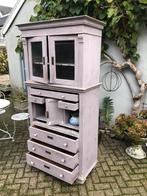 Franse buffetkast/brocante buffetkast/franse kast, Antiek en Kunst, Ophalen of Verzenden