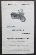 Folder Weslite Fairings - 1965 (Engels) - Triumph / BSA, Verzenden, Overige merken