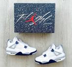 Nike Air Jordan 4 Midnight Navy maat 44, Nieuw, Ophalen of Verzenden, Wit, Sneakers of Gympen