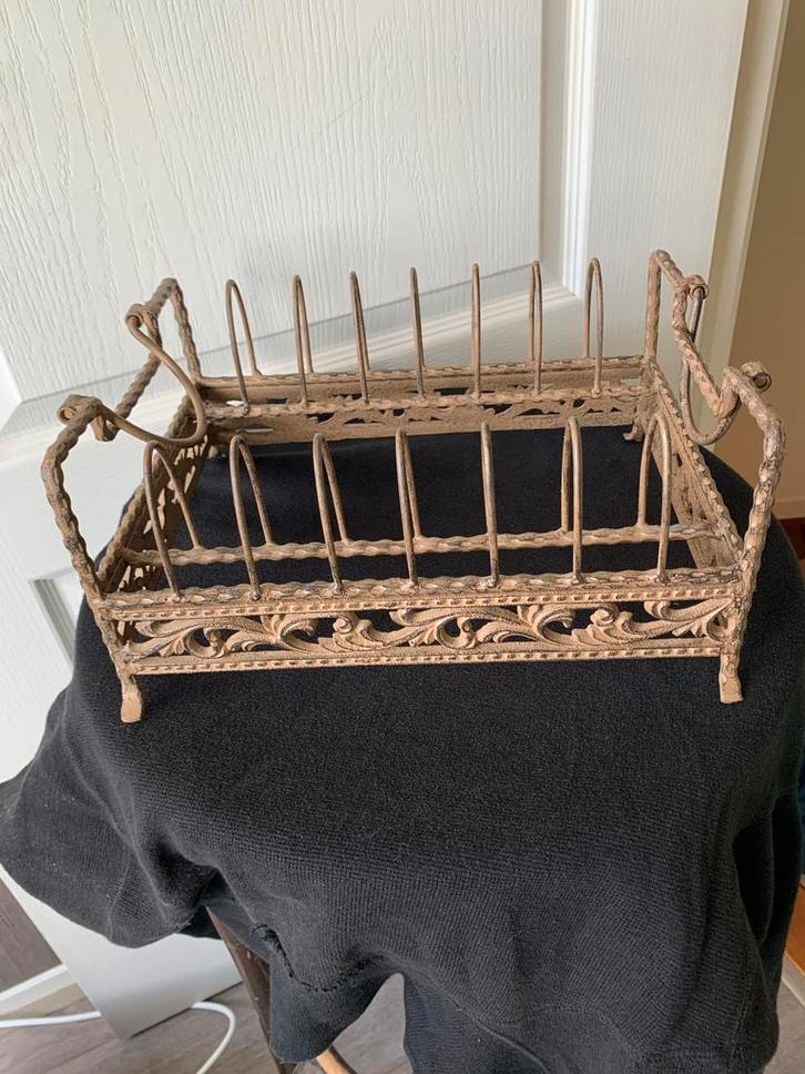 Ijzeren Bordenrek - Vintage Stijl, Huis en Inrichting, Keuken | Keukenbenodigdheden, Gebruikt, Ophalen of Verzenden