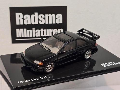 Honda Civic EJ1 Coupe - Fast & Furious - 1:43 Ixo, Hobby en Vrije tijd, Modelauto's | 1:43, Zo goed als nieuw, Auto, Ophalen of Verzenden
