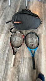 2 artengo rackets en  artengo tas, Gebruikt, L4, Racket, Ophalen
