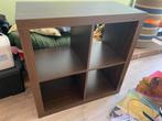 Ikea Expedit/Kallax 2x2 donkerbruin, Huis en Inrichting, Kasten | Roldeurkasten en Archiefkasten, Ophalen, Gebruikt, 50 tot 100 cm