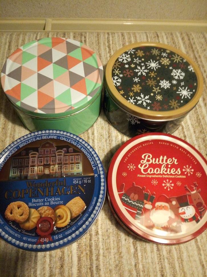 Diverse Koek blikken Koektrommels ZGAN !!!, Verzamelen, Blikken, Zo goed als nieuw, Koek(jes), Ophalen of Verzenden