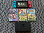 Nintendo switch + 3 spellen & accessoires, Ophalen of Verzenden, Zo goed als nieuw, Switch Original