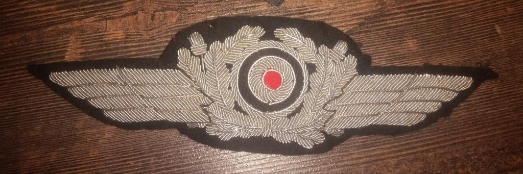 Duits WOII luftwaffe schwinge schirmmütze officier (2), Verzamelen, Militaria | Tweede Wereldoorlog, Ophalen of Verzenden, Luchtmacht