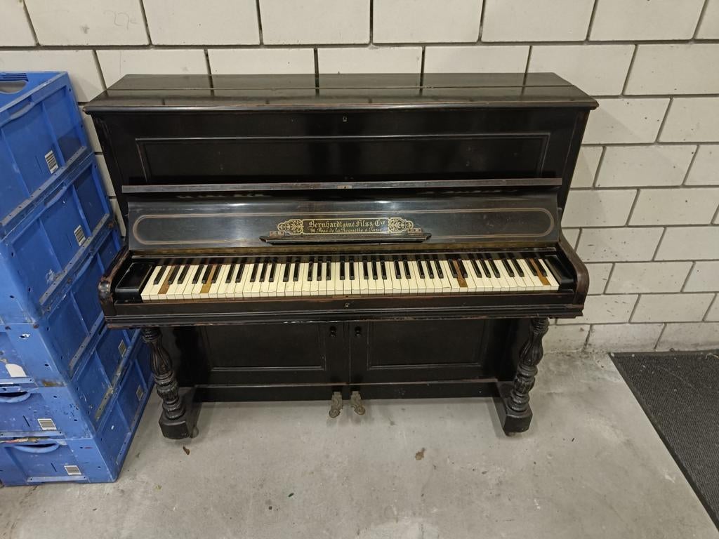 Piano voor decoratie, Muziek en Instrumenten, Piano's, Ophalen, Gebruikt, Zwart, Piano